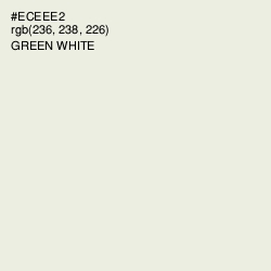 #ECEEE2 - Green White Color Image